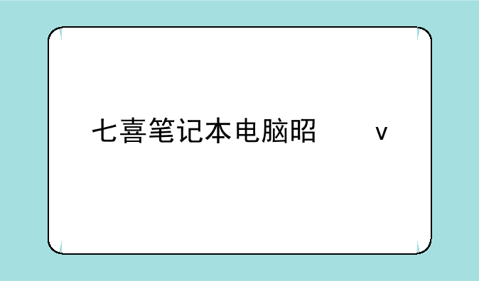 七喜笔记本电脑是杂牌吗